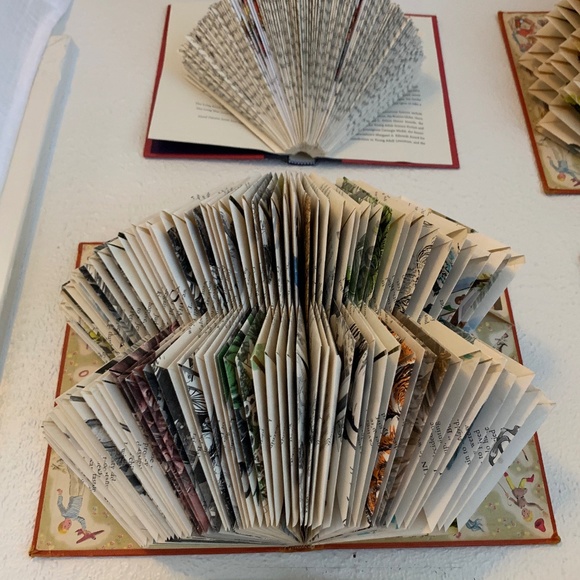 Handmade Book Sculpture Decor (3 Count) - Picture 5 of 6